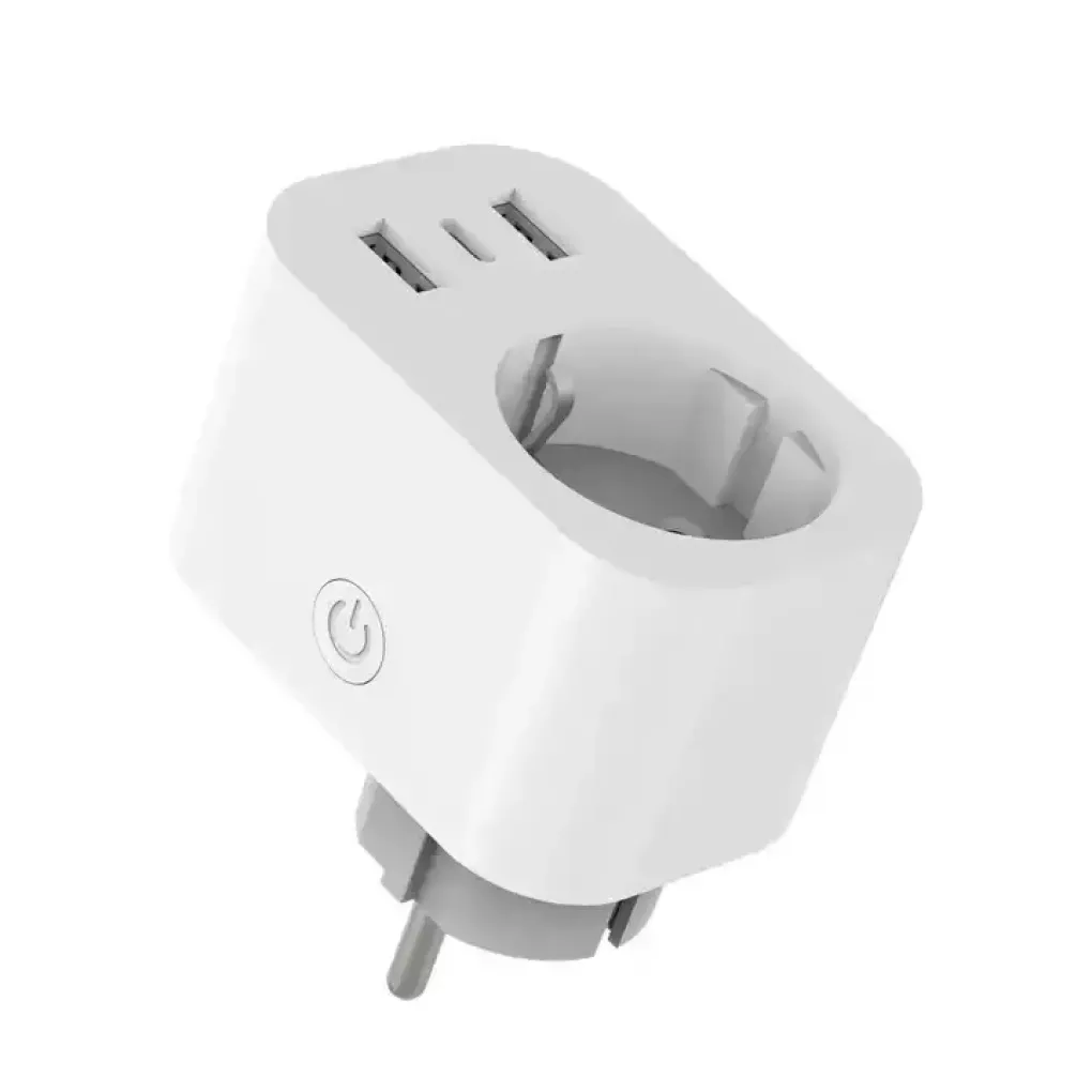 Умная Wi-Fi розетка 1DAL с выходом USB+Type-C (Y8101U-GE)- Фото 1