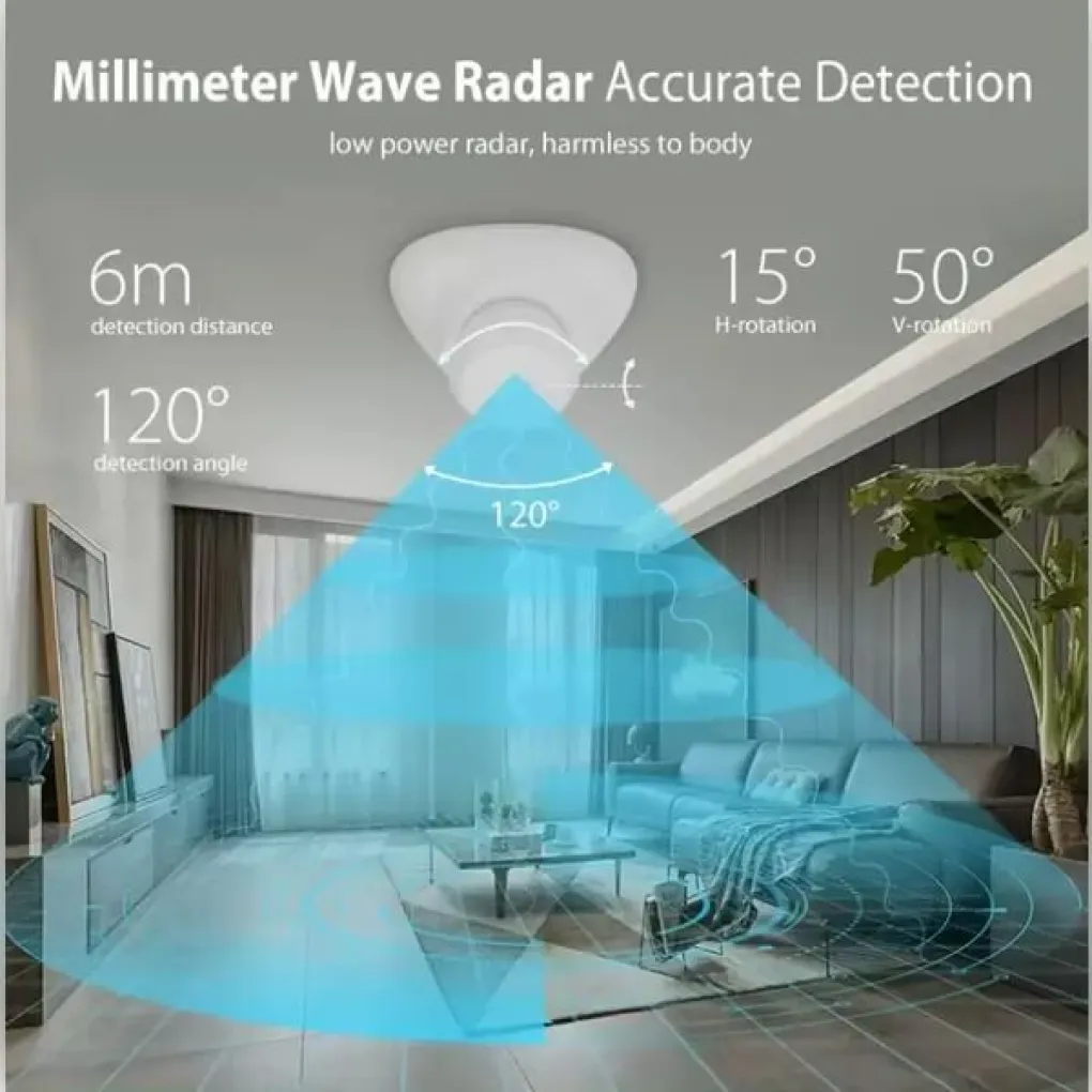 Умный датчик присутствия 1DAL ZigBee Tuya (PS09B2)- Фото 4
