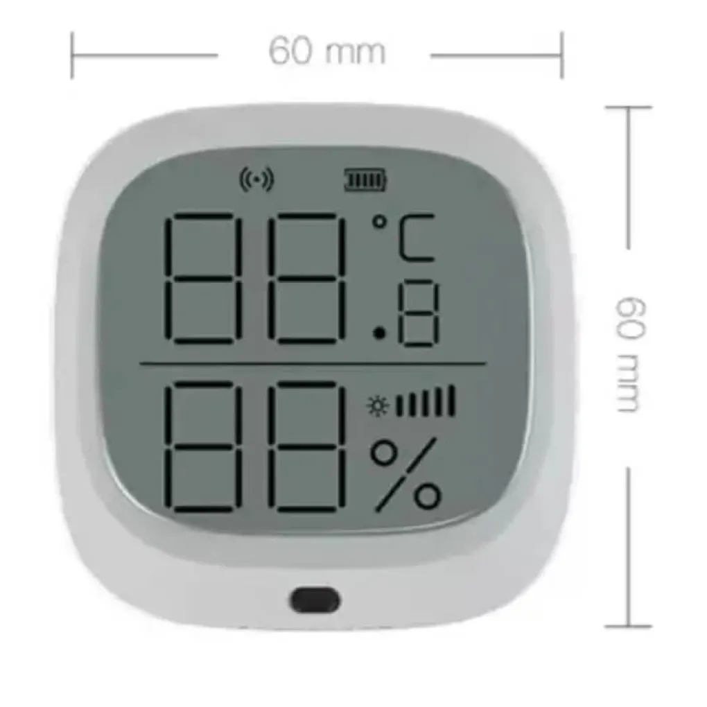 Умный датчик температуры и влажности 1DAL ZigBee Tuya (THS-ZB)- Фото 2