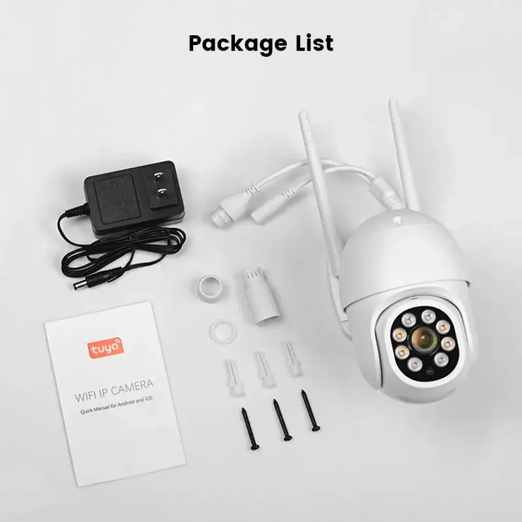 Уличная Wi-Fi PTZ камера 1DAL 2Mp Tuya (WS-Q202)- Фото 3