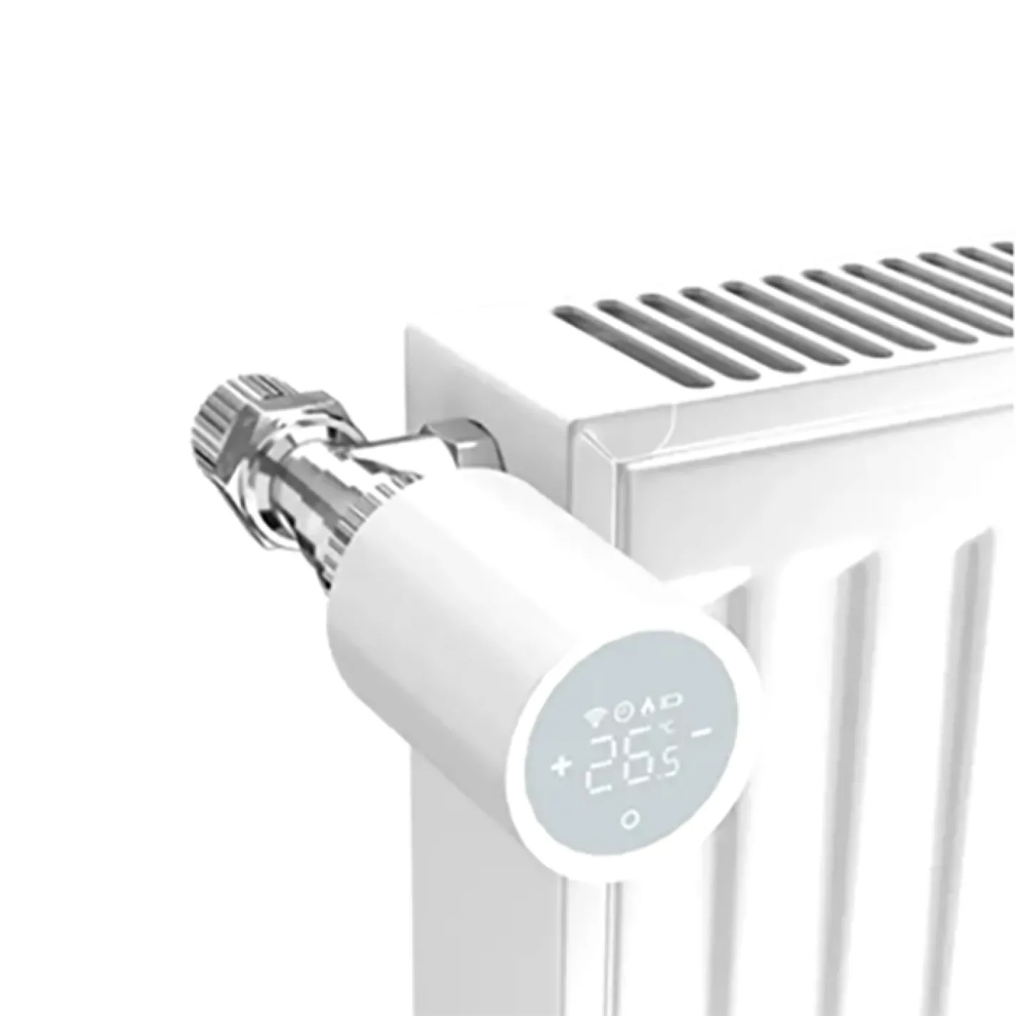 Терморегулятор для радиатора 4Heat TR-01 ZigBee с Wi-Fi управлением, белый - Фото 3