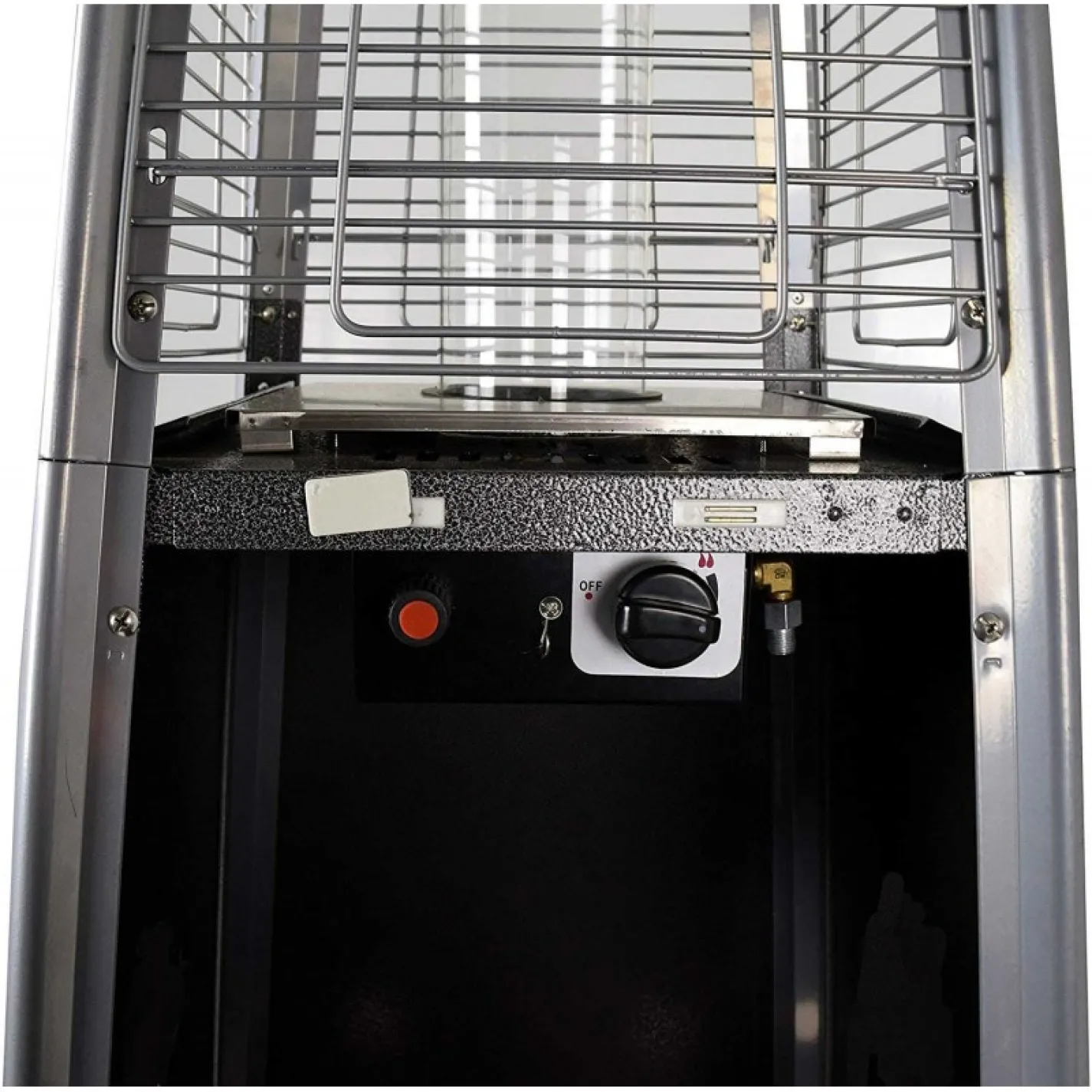 Вуличний газовий обігрівач Activa Pyramide Cheops II Grey-Black 9,3 кВт сіро-чорний (13610GB) - Фото 2