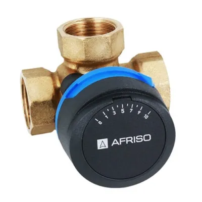 Триходовий клапан Afriso ProClick ARV387 Rp 1 1/2  DN40 kvs 25 (1338610)