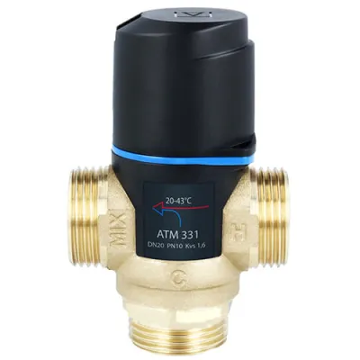 Термостатичний змішувальний клапан Afriso ATM331 Rp 3/4 DN20 20-43 kvs 1.6 (1233110)