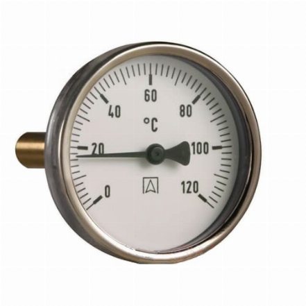 Термометр аксиальный Afriso Bith 63, 0-120C, 1/2 (шток 45 мм) (63801)