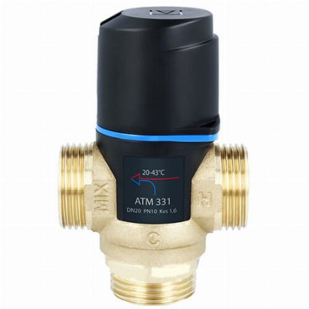 Термостатический смесительный клапан Afriso ATM331 Rp 3/4 DN20 20-43 kvs 1.6 (1233110)