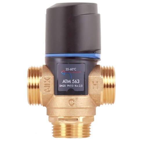 Термостатичний змішувальний клапан Afriso ATM563 G 1 DN 20 35-60 kvs2.5 (1256310)