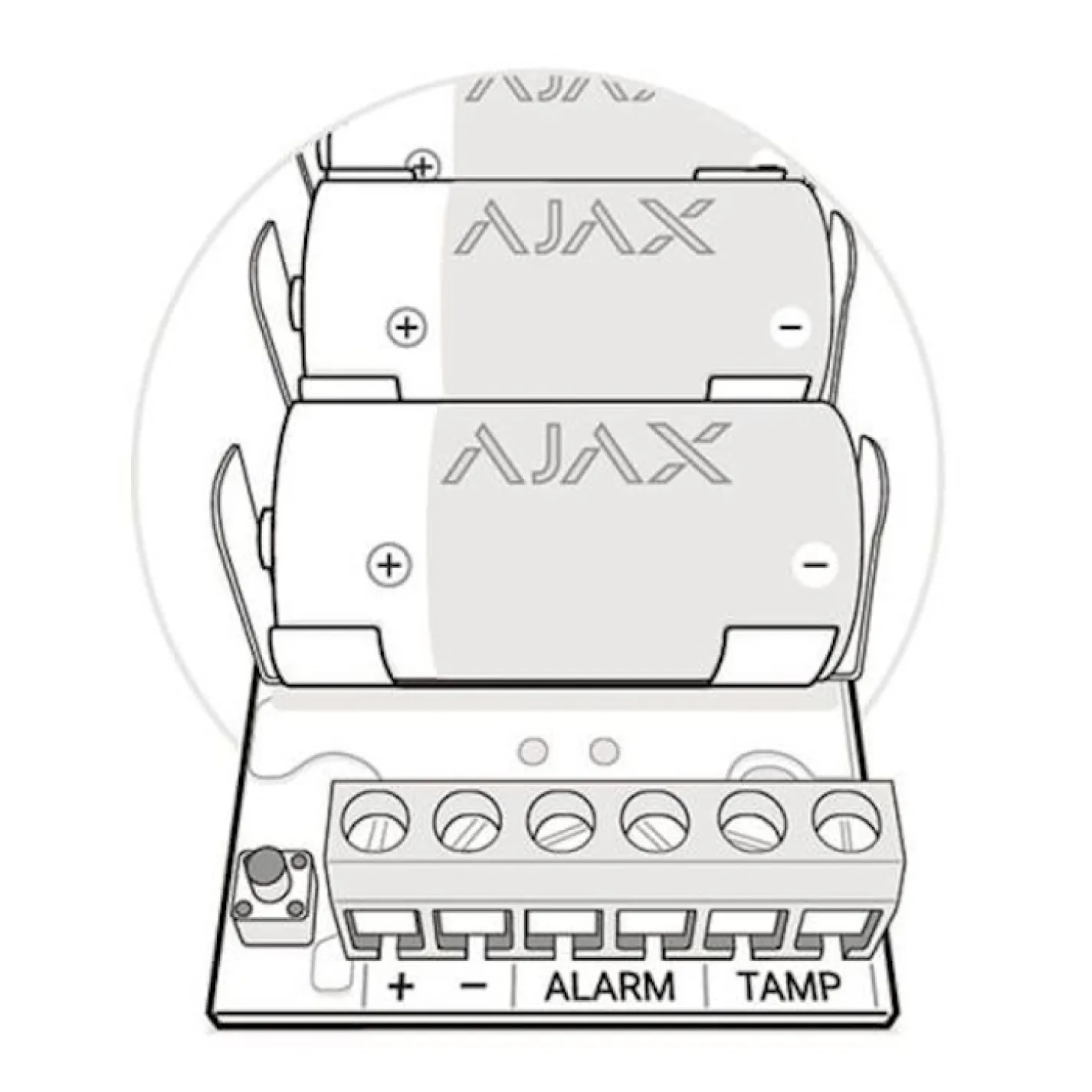 Беспроводной модуль для интеграции сторонних датчиков Ajax Transmitter (000007487) - Фото 1