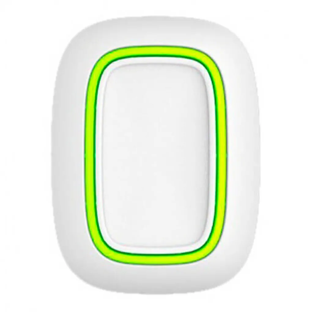 Беспроводная тревожная кнопка Ajax Button белая- Фото 1