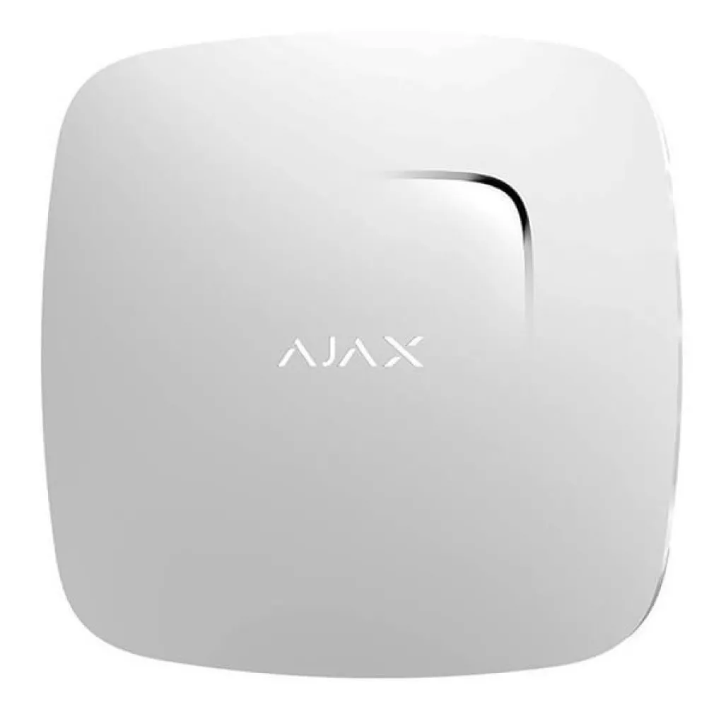 Бездротовий датчик диму Ajax FireProtect, Jeweller, 3V CR2, 85 дБ, білий- Фото 1