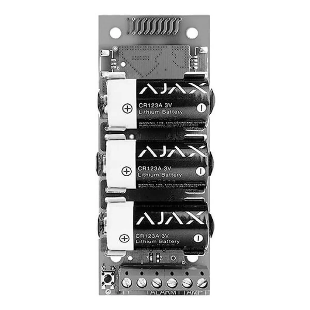 Бездротовий модуль для інтеграції сторонніх датчиків Ajax Transmitter, Jeweller, 3V CR123A- Фото 1