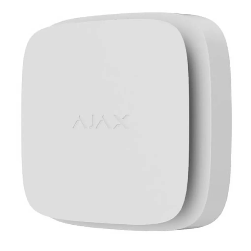 Бездротовий датчик температури та чадного газу Ajax FireProtect 2 SB (Heat/CO) (8EU) ASP white- Фото 1