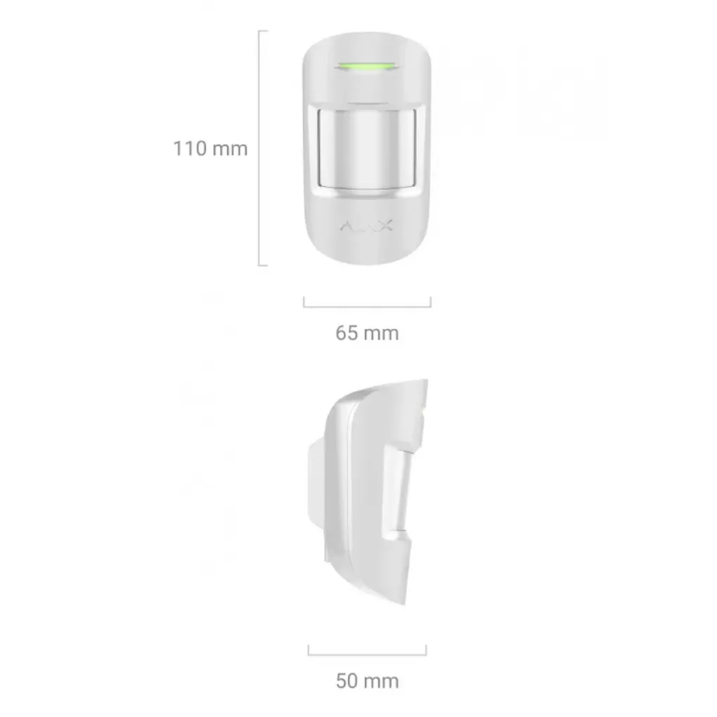 Датчик движения беспроводной Ajax MotionProtect S (8PD) white белый (60287.09.WH1)- Фото 4