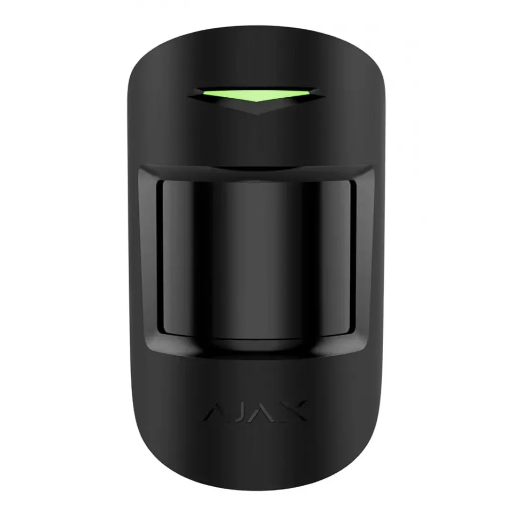 Датчик руху бездротовий з мікрохвильовим сенсором Ajax MotionProtect S Plus (8PD) black чорний- Фото 1
