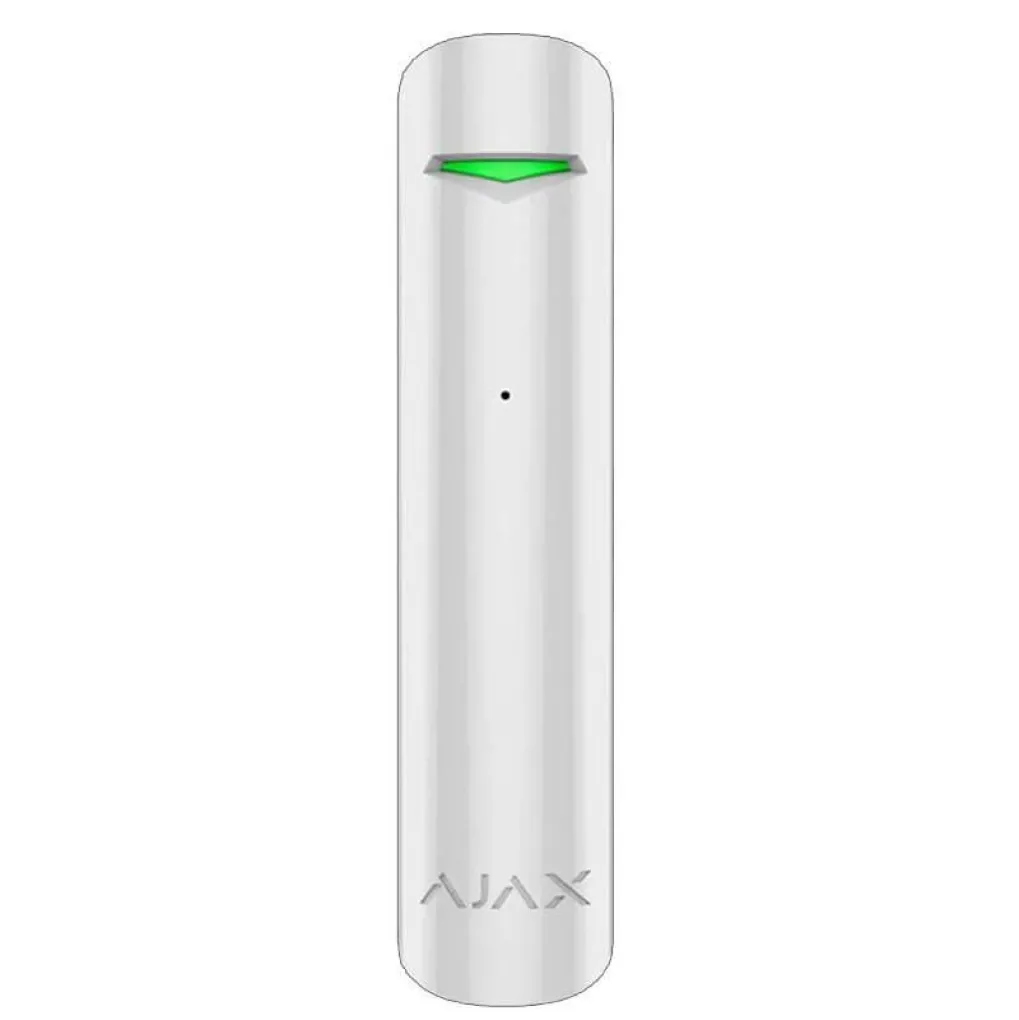Датчик розбиття скла дротовий Ajax GlassProtect S (8PD) white- Фото 1