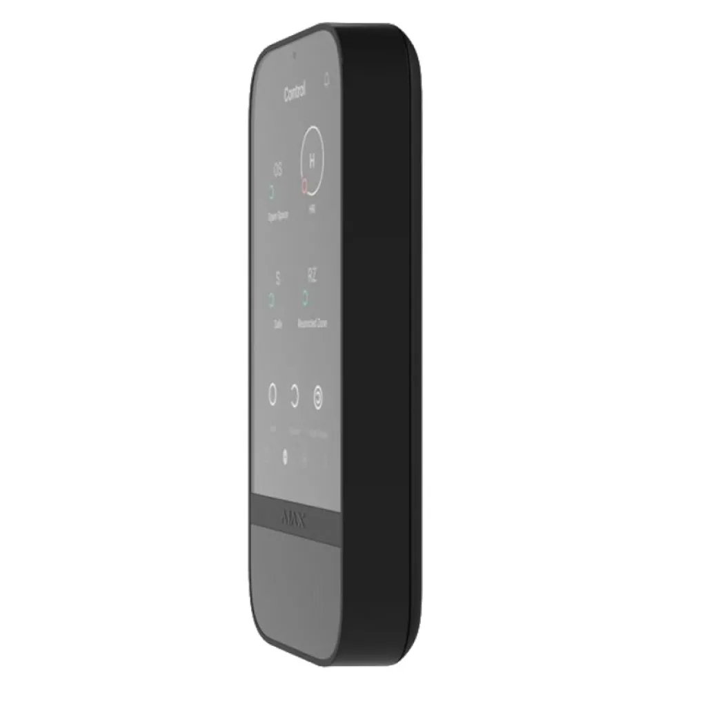 Клавіатура бездротова Ajax KeyPad TouchScreen (8EU) ASP black чорна (58454.148.BL1)- Фото 2