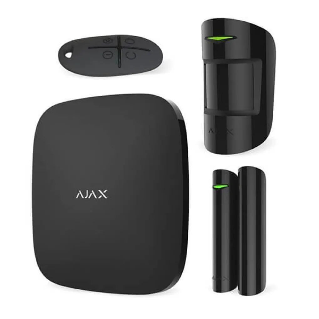 Комплект охранной сигнализации Ajax StarterKit Cam черный- Фото 1