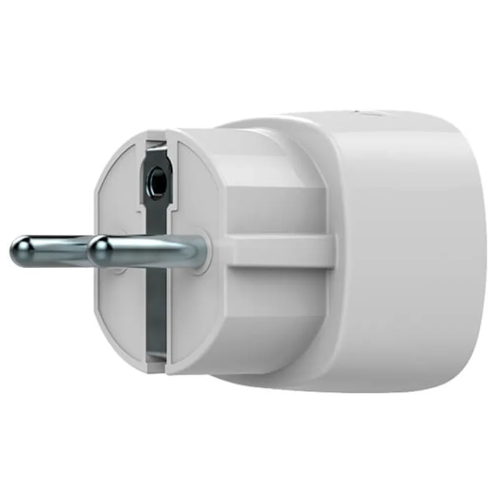 Розумна розетка з лічильником енергоспоживання Ajax Socket біла, Jeweller, 230V, 11А, 2.5 кВт- Фото 2