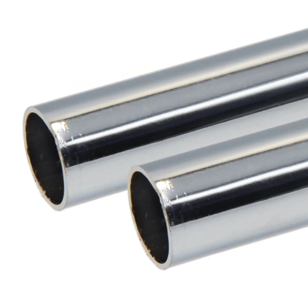 Трубка хромована у штанзі Albertoni 130/2 Ø15 L=1 м VA (M04282)- Фото 2