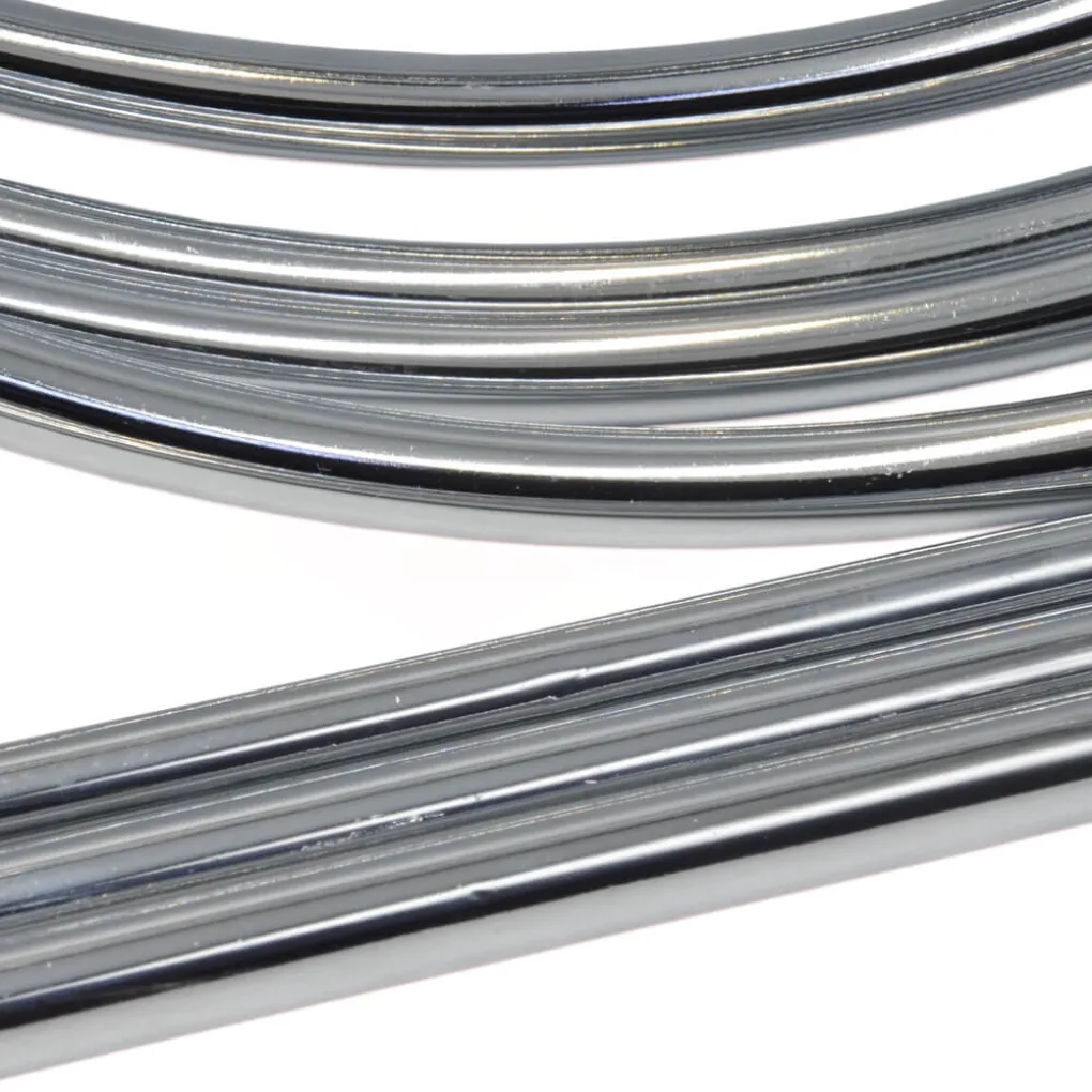 Трубка хромована у штанзі Albertoni 130/2 Ø15 L=1 м VA (M04282)- Фото 3