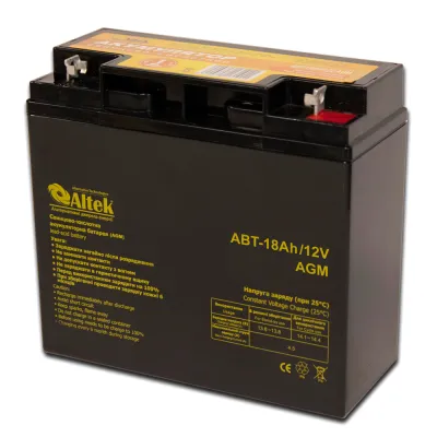 Акумулятор Altek ABT-18Аh/12V AGM (2115001)