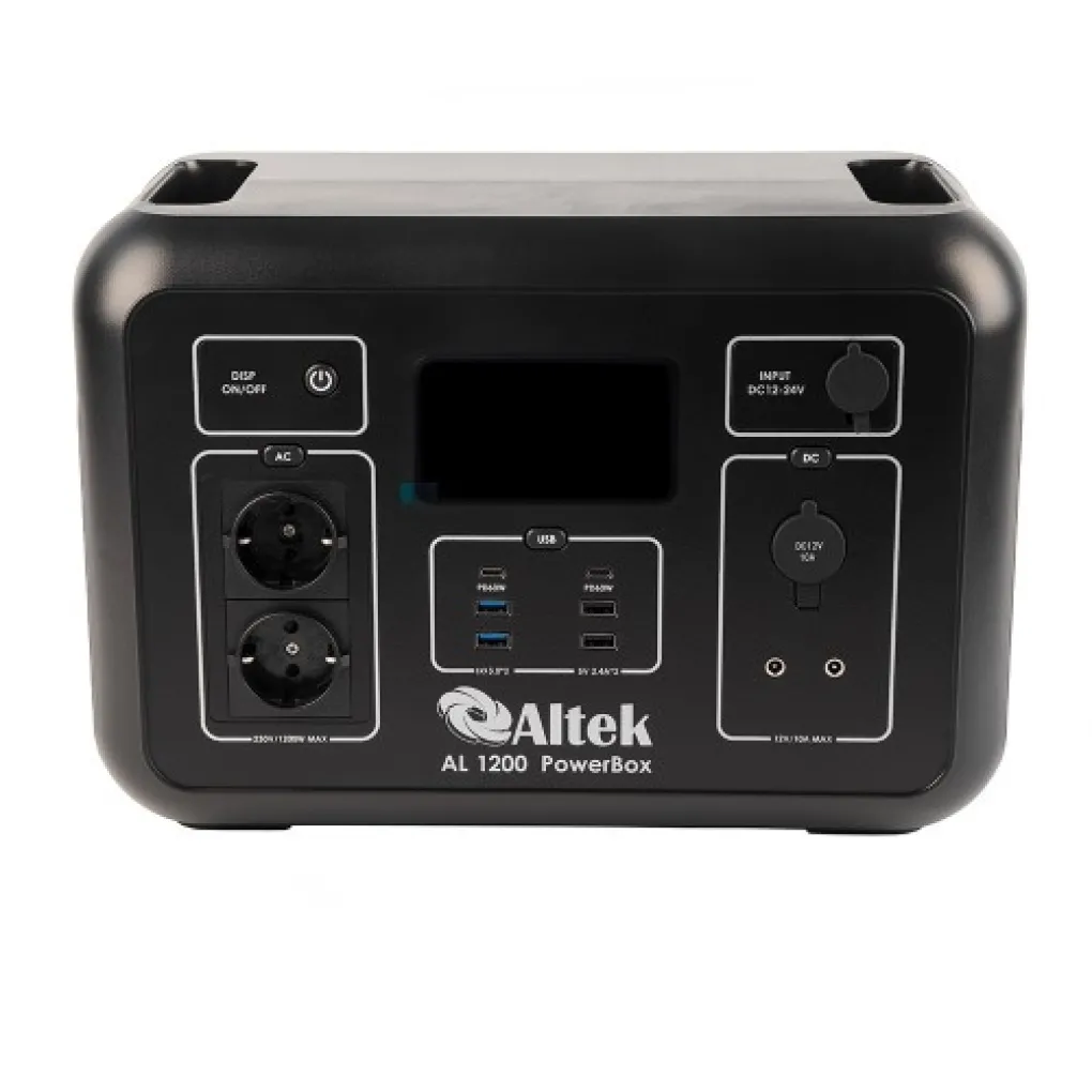 Портативна зарядна станція Altek PowerBox AL 1200 - Фото 2