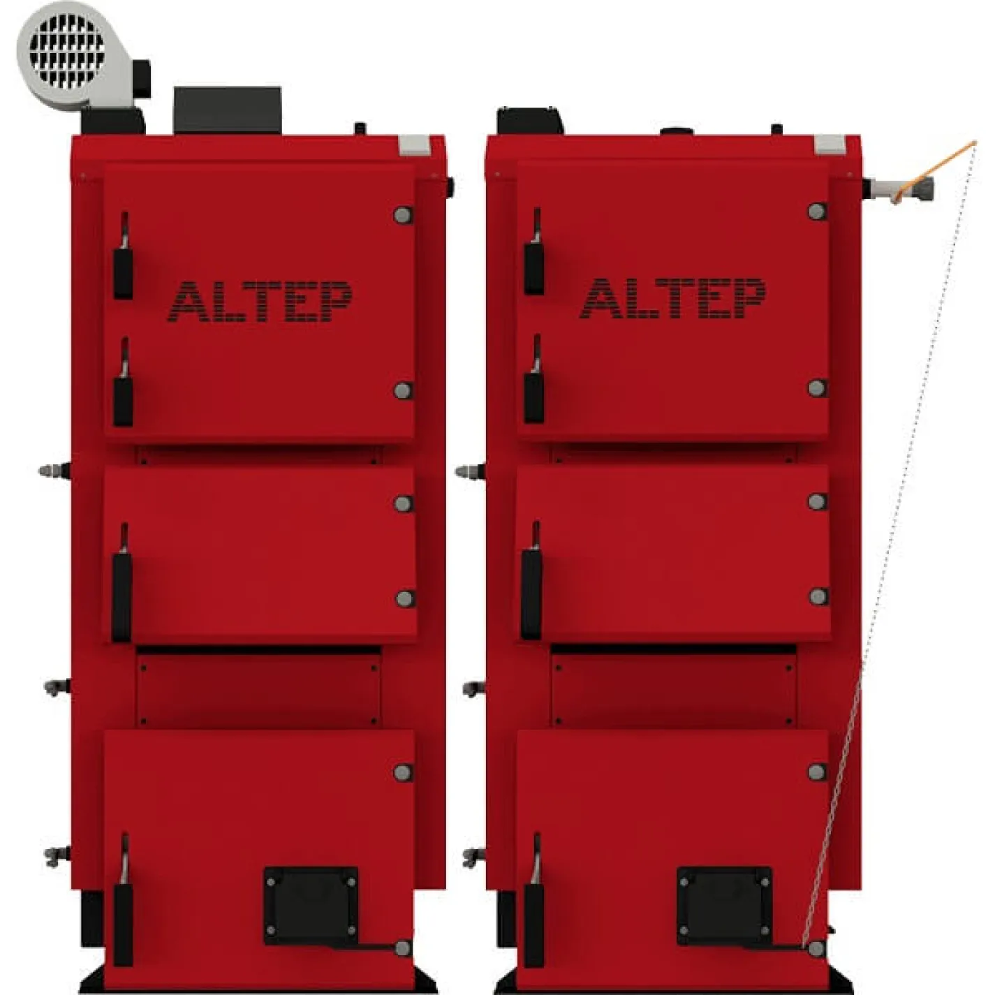 Твердопаливний котел Altep DUO PLUS 38 кВт (з автоматикою і вентилятором) - Фото 3