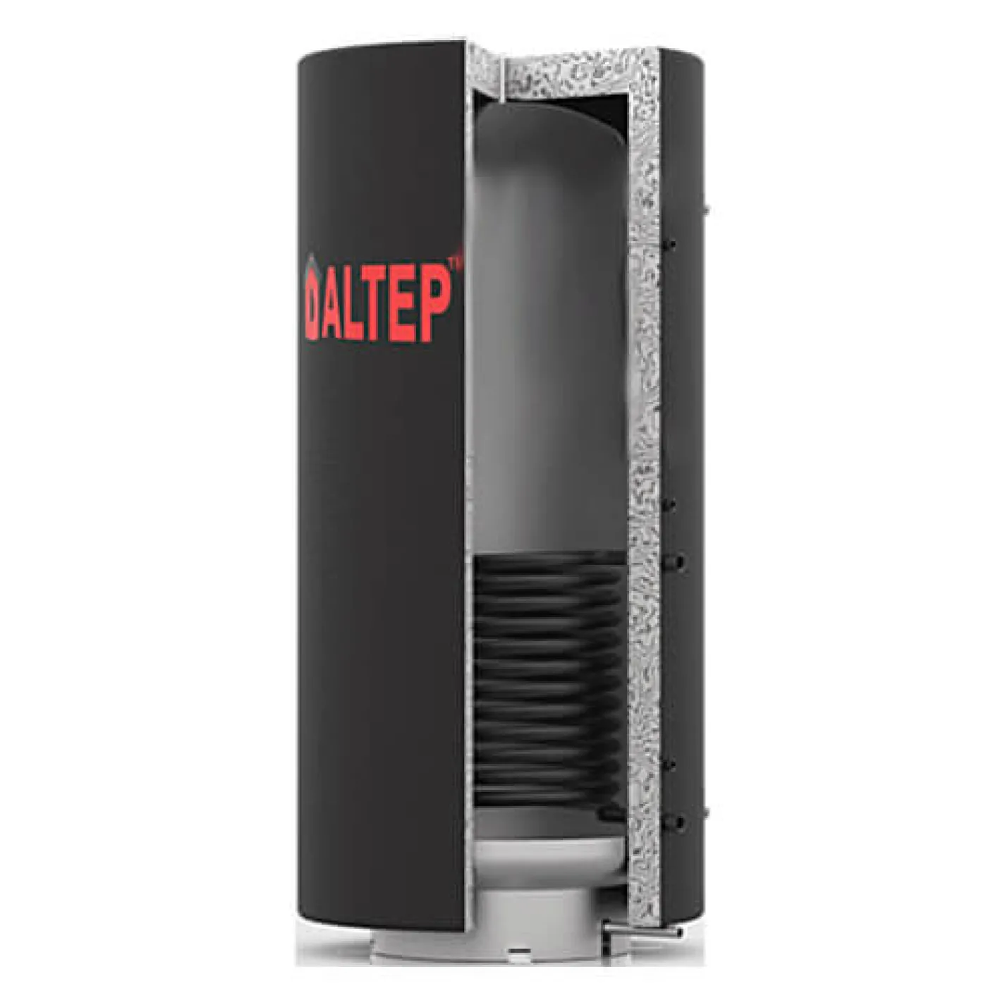 Теплоаккумулятор Altep ТА1н (0°, 90°, 180°) 1500 л (без изоляции) - Фото 1