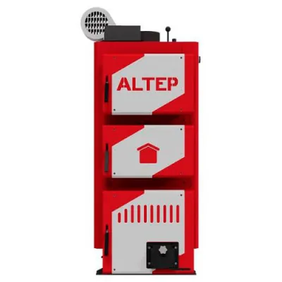 Твердотопливный котел Altep Classic Plus 24 кВт (с автоматикой и вентилятором)