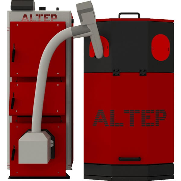 Твердотопливный котел Altep Duo UNI Pellet Plus - 27 кВт (горелка и вентилятор)- Фото 1