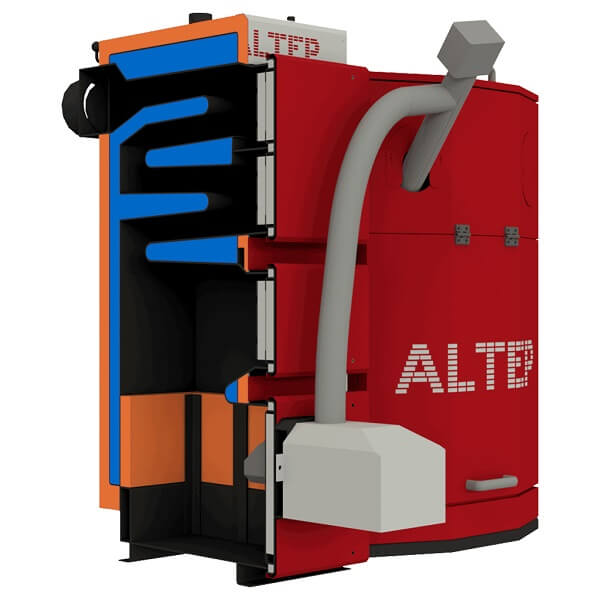 Твердотопливный котел Altep Duo UNI Pellet Plus - 27 кВт (горелка и вентилятор)- Фото 3