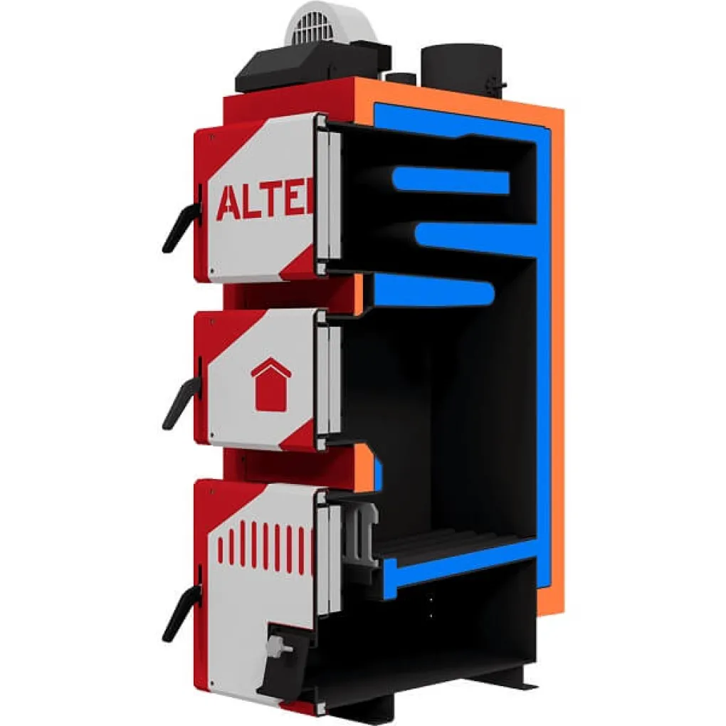 Твердопаливний котел Altep Classic Plus 20 кВт (з автоматикою і вентилятором)- Фото 4
