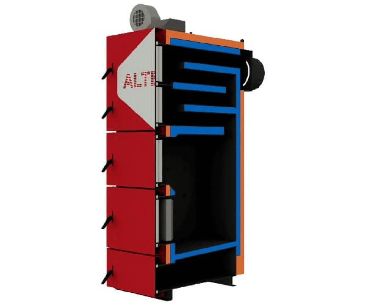 Твердопаливний котел Altep Duo UNI Plus 40 кВт з автоматикою і вентилятором- Фото 3