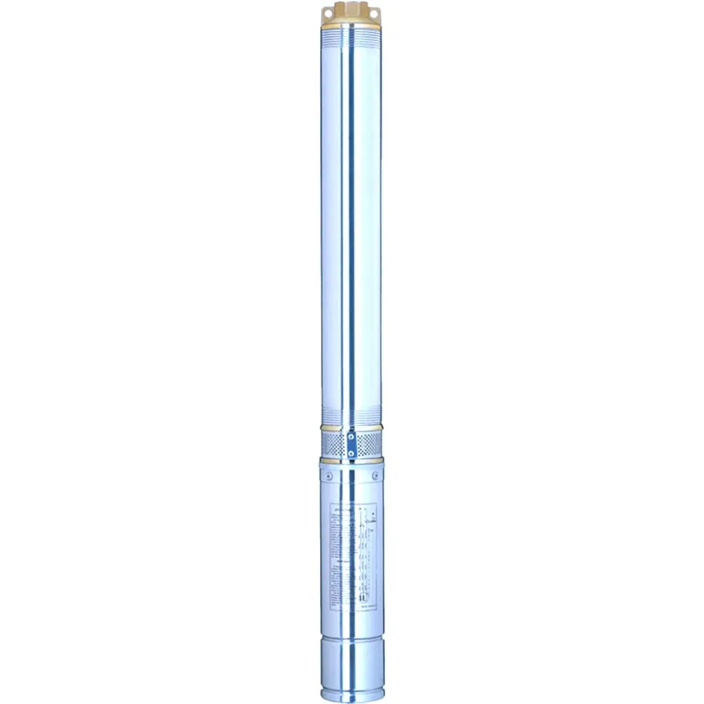 Скважинный центробежный насос Dongyin 4SDm6/20 2.2кВт 140(100) л/мин Ø102 мм, 3 м кабель (777144)
- Фото 1