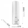 Бойлер электрический Ariston Ari 300 Stab 570 Ther Mo EU (3000597)- Фото 4