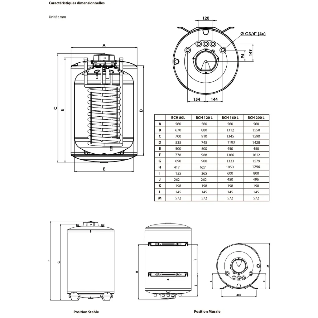 Бойлер косвенного нагрева Ariston BCH CD1 160 ARI-EU (3070492)- Фото 3