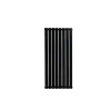 Трубчатый вертикальный радиатор отопления Arttidesign Livorno II 8/800/544 черный- Фото 1