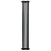Трубчастый радиатор Arttidesign Bari III 6/1800/290 вертикальный черный- Фото 2