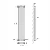 Трубчастый радиатор Arttidesign Bari III 8/1800/380/50 вертикальный- Фото 4