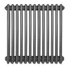 Трубчастый радиатор Arttidesign Bari III G 13/600/605 горизонтальный серый- Фото 3