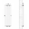 Трубчастый радиатор Arttidesign Livorno 5/1600/340 серый матовый- Фото 3