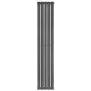 Трубчастый радиатор Arttidesign Livorno 5/1600/340/50 серый матовый- Фото 1