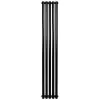 Трубчастый радиатор Arttidesign Matera II 5/1800/295/50 черный матовый- Фото 1