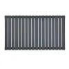 Трубчастый радиатор Arttidesign Terni G 18/600/1062 горизонтальный серый- Фото 2