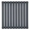 Трубчастый радиатор Arttidesign Terni II G 10/590/600 горизонтальный серый- Фото 2