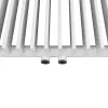 Трубчастый радиатор Arttidesign Pesaro 10/1800/360/50 вертикальный белый матовый (PE.10.180.36.5.W)- Фото 3
