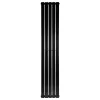 Вертикальний радіатор опалення Arttidesign Livorno 5/1800/340 чорний- Фото 1