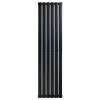 Вертикальний радіатор опалення Arttidesign Livorno 6/1800/408 чорний- Фото 1