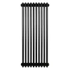 Вертикальний радіатор Arttidesign Bari II 10/1200/470/50 чорний матовий- Фото 2