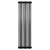 Вертикальный радиатор Arttidesign Bari II 10/1500/470/50 черный матовый- Фото 2